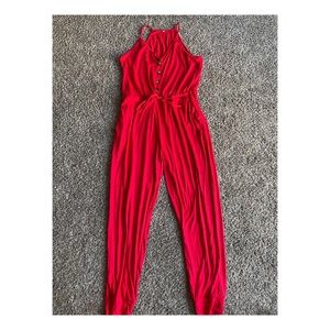 Tank button jumpsuit